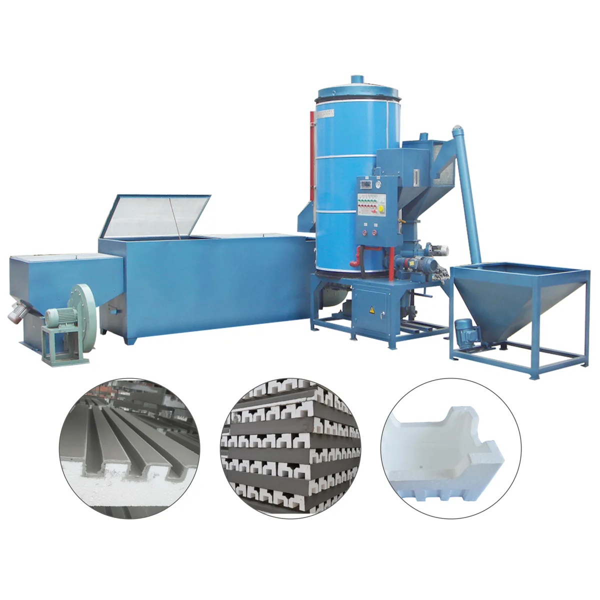 PE-1800 Batch Pre-Expander - EPS machinery