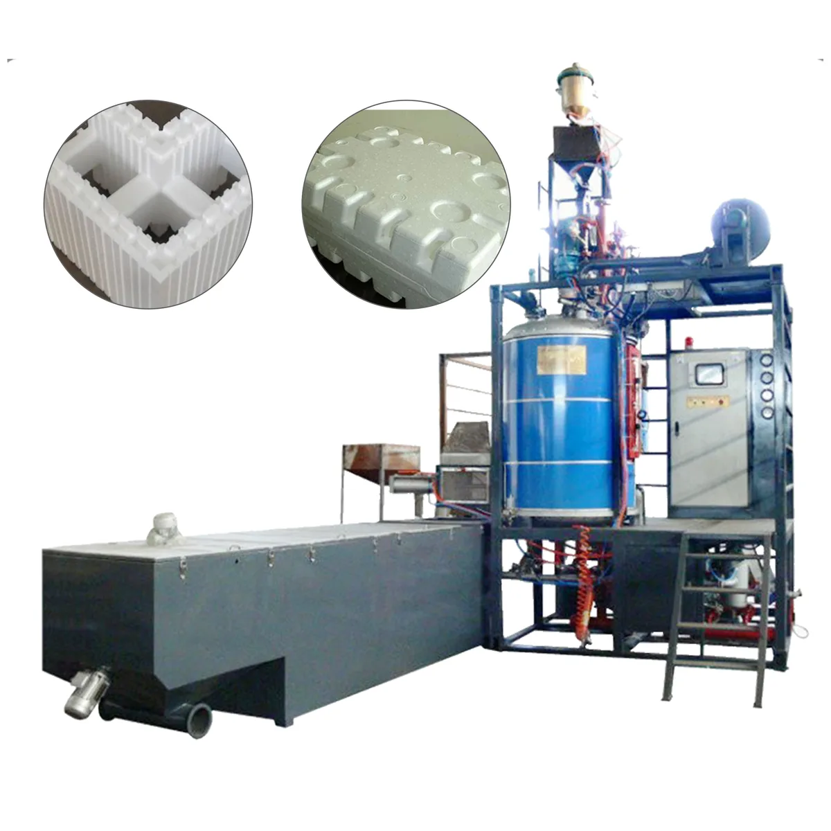 PE-2000 Continuous Pre-Expander - EPS machinery manufacturer